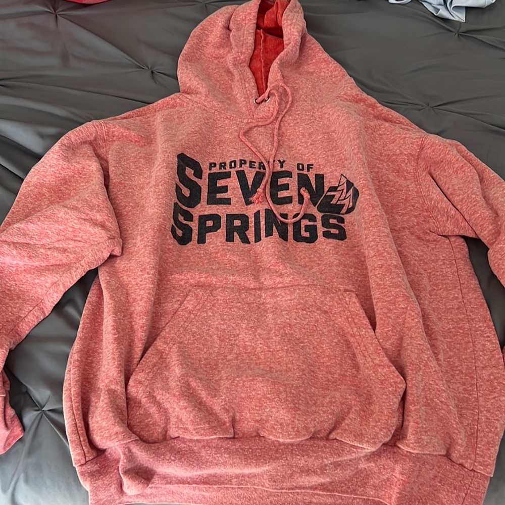 Pink Seven Springs Hoodie